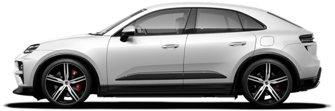 На автомобиле показаны зоны установки материала